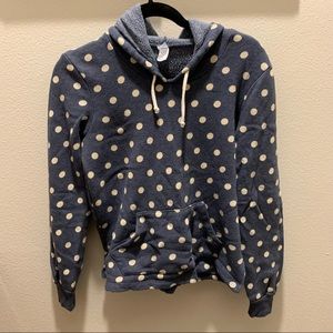 Alternative Polka Dot Hoodie w/Kangaroo Pocket. Small.